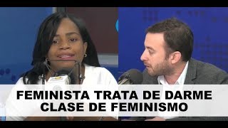 Feminista trata de darme clase de feminismo y sale mal  Agustín Laje [upl. by Elleirad980]