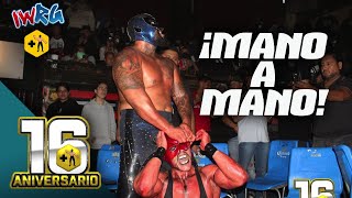 Mano a mano DMT Azul vs Gronda XXX  16 Aniversario Más Lucha [upl. by Carmel]