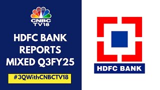 HDFC Bank Q3FY25 Results Net Interest Income At ₹30653 Cr Gross NPA Ratio Rises To 142 [upl. by Derfliw]