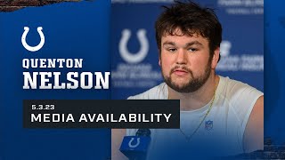 May 3 2023  Quenton Nelson Media Availability [upl. by Naloj101]