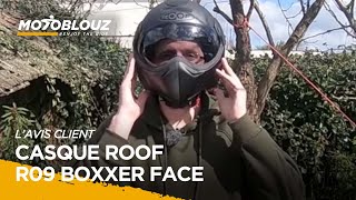 Sébastien client Motoblouz présente le CASQUE ROOF RO9 BOXXER FACE [upl. by Narat]