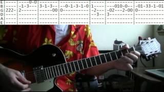 Pipeline Guitar Tab amp Guitar Chords with Guitar Lesson by the Chantays amp also the Ventures [upl. by Crespo34]