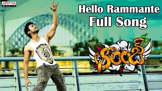 Hello Rammante Full Song II Orange Movie II Ram Charan Teja Genelia DSouza [upl. by Shandy]