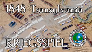 Kriegsspiel 184849 Game  Transylvanian Winter Campaign AAR [upl. by Heyward]