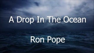 Ron Pope A Drop In The Ocean Lyrics [upl. by Aida]