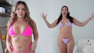 Micro Bikini Try On Haul with Lilpersianbae [upl. by Colwin111]