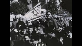 Israel becomes a separate Jewish State 1948  Film 1090316 [upl. by Ramsa]