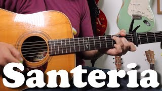 Sublime  Santeria  Super Easy Beginner Acoustic Guitar Tutorial [upl. by Ahsenra]