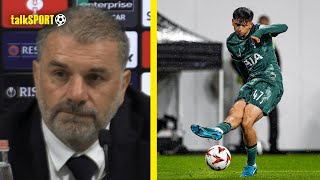 Ange Postecoglou HAILS Teenage Talent Mikey Moore As Spurs SECURE 21 Victory Over Ferencváros 🙌🔥 [upl. by Cyndie854]