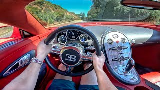 What Its Like To Drive A Bugatti Veyron POV [upl. by Kathe]