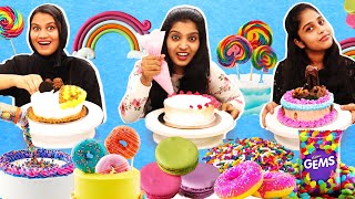 3 CAKE DECORATING CHALLENGE 🤩  ഒരു കിടിലന്‍ കേക്ക് ചലഞ്ച് 😋  PULLOTHI [upl. by Eatnahs]