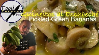 Fácil de hacer Guineitos al Escabeche How to make Puerto Rico Style pickled bananas [upl. by Nevaeh]