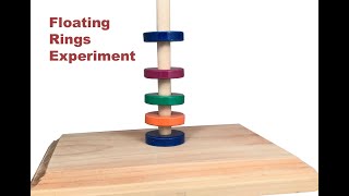 Magnet levitation using ring magnets [upl. by Marutani]