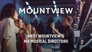 Meet Mountviews MA Musical Directors [upl. by Odraleba]