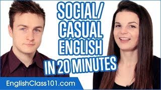 Learn English for Casual Conversations in 20 Minutes [upl. by Seiter828]