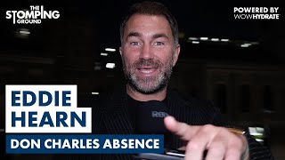 Eddie Hearn RESPONDS to Turki Alalshikh JoshuaDubois Video amp Don Charles Absence [upl. by Rubbico]