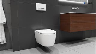 Geberit ONE WC  Installation [upl. by Wardieu]