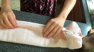 How to Make a Moist Heat Pack for Tight Muscles [upl. by Hutchings]