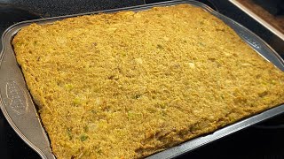 Grandma’s Secret For The BEST Southern CORNBREAD DRESSING  How to Make Dressing for the Holidays [upl. by Lida860]