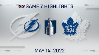 NHL Game 7 Highlights  Lightning vs Maple Leafs  May 14 2022 [upl. by Jepum]