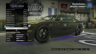 All GTA 5 Car Horns [upl. by Gereld]