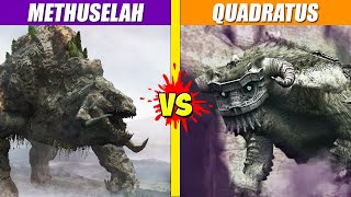 Titanus Methuselah vs Quadratus Shadow of Colossus  SPORE [upl. by Crosby]