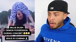 Billie Eilish Gets POSSESSED BY DEMON While Performing LIVE [upl. by Staci]