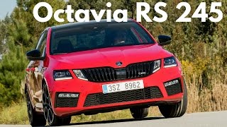 Skoda Octavia RS 245  Awesome Track Drive [upl. by Isak]