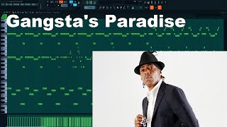 Gangstas Paradise Midi [upl. by Brost]