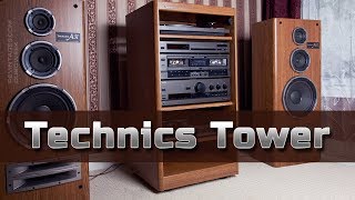 Stereo Components of Technics Tower [upl. by Alledi]