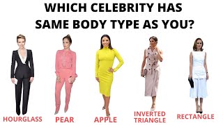 Celebrity body types who has your body shape [upl. by Scotti]