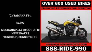 2003 YAMAHA FZ 1 U5345 [upl. by Mychael965]