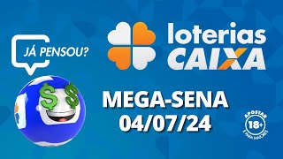 Resultado da MegaSena  Concurso nº 2745  04072024 [upl. by Lenci748]