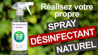 Réalisez votre propre spray désinfectant naturel   Astuce économique et écologique [upl. by Euqcaj]