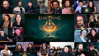 Elden Ring Gameplay Reveal Reaction Mashup [upl. by Nosecyrb]