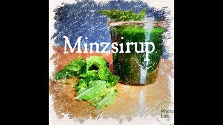 Pfefferminzsirup selber machen Tee Cocktails Desserts Minze  Einfach selbstgemacht  Thermomix [upl. by Phia97]