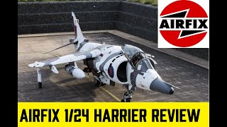 Airfix 124 BAe Harrier GR3 Review  plus bonus Flightpath [upl. by Desireah787]