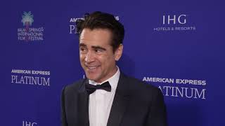 Colin Farrell Interviewed at Palm Springs Fest [upl. by Anayt466]