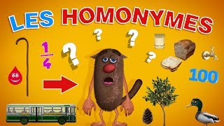 Foufou  Les Homonymes Learn homonyms for kids Serie 01 4k [upl. by Buyse]