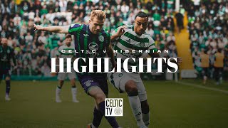 Premier Sports Cup Highlights  Celtic 31 Hibernian  The Bhoys progress in the League Cup [upl. by Solracsiul]