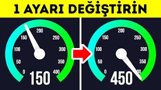 Bir Ayarı Değiştirerek Daha Hızlı Bir İnternete Ulaşın [upl. by Demmy]