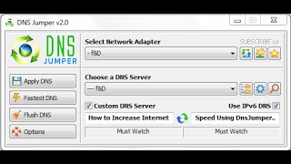 How to Increase your Internet Speed using DNS Jumper [upl. by Archle]