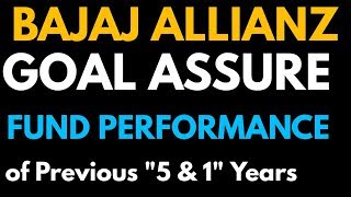 Bajaj Allianz goal assure fund performance [upl. by Arahc]