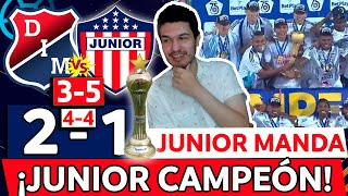 MEDELLÍN 2 JUNIOR 1 GLOBAL 44 PENALES 35🔥FINAL VUELTA LIGA BETPLAY 2023Ii👉 JUNIOR CAMPEÓN [upl. by Hephzibah132]