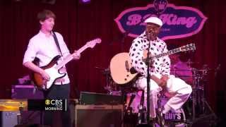 Blues prodigy 14 year old guitarist jams with blues legend [upl. by Wetzell195]