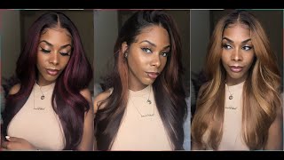 5 Color Showcase  Outre Melted Hairline Synthetic Lace Front Wig  Kamiyah  HAIRSOFLY [upl. by Araem]