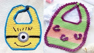 COMO HACER BABEROS A CROCHET PARA BEBES [upl. by Lizbeth]