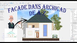 FAÇADE DANS ARCHICAD [upl. by Mont]