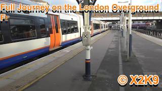 Full Journey On The London Overground From Richmond to Stratford [upl. by Sedinoel244]