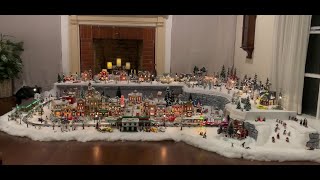 Teresas Christmas Train and Village Display [upl. by Giralda]